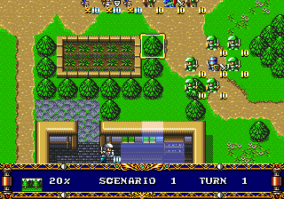 Скриншот игры Langrisser II